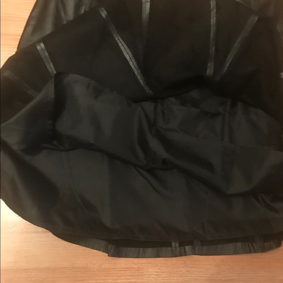 NWOT A-line Leather Skirt - Picture 5 of 7